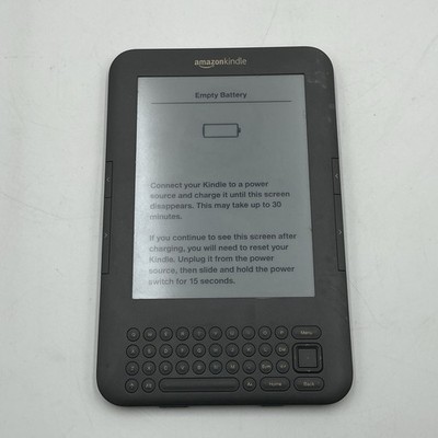 Amazon Kindle Keyboard 3rd Gen D00901 6'' Wi-Fi 4GB -