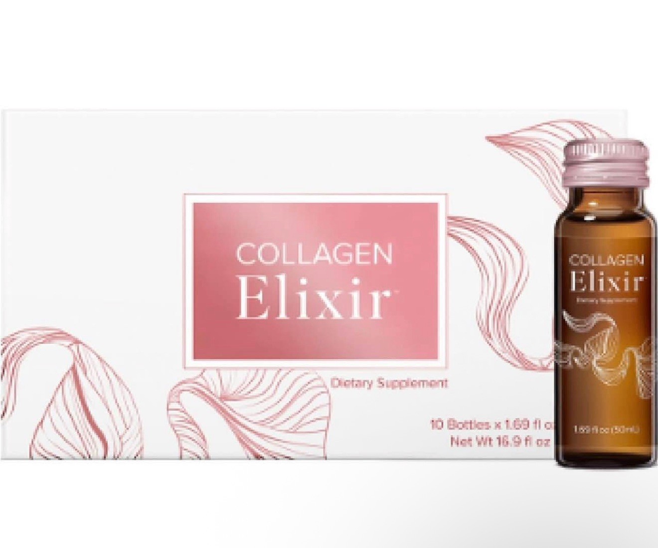 Collagen Elixir - Drink with Marine Collagen Peptides - Support a Youthful Ap...