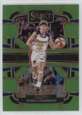 2024 Select WNBA Concourse Neon Green Prizm 24/75 Nancy Lieberman-Cline HOF 5b1