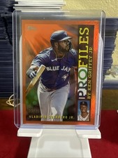 2026 Topps Series 1 Vladimir Guerrero Jr Profiles Orange 22/25 Blue Jays