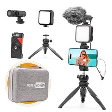 Smartphone Vlogging Kit for iPhone 16/15/14 Mini/Pro/Max, Android Smartphone