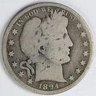 1894 Barber Half Dollar