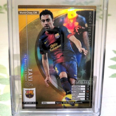 FC Barcelona Xavi Trading Card Test Version Soccer Player Card