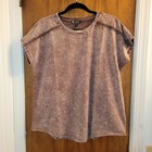 DG2 by Diane Gilman Cocoa Venise Spitzeneinsatz Besatz Dolman-Ärmel Top XL BRANDNEU