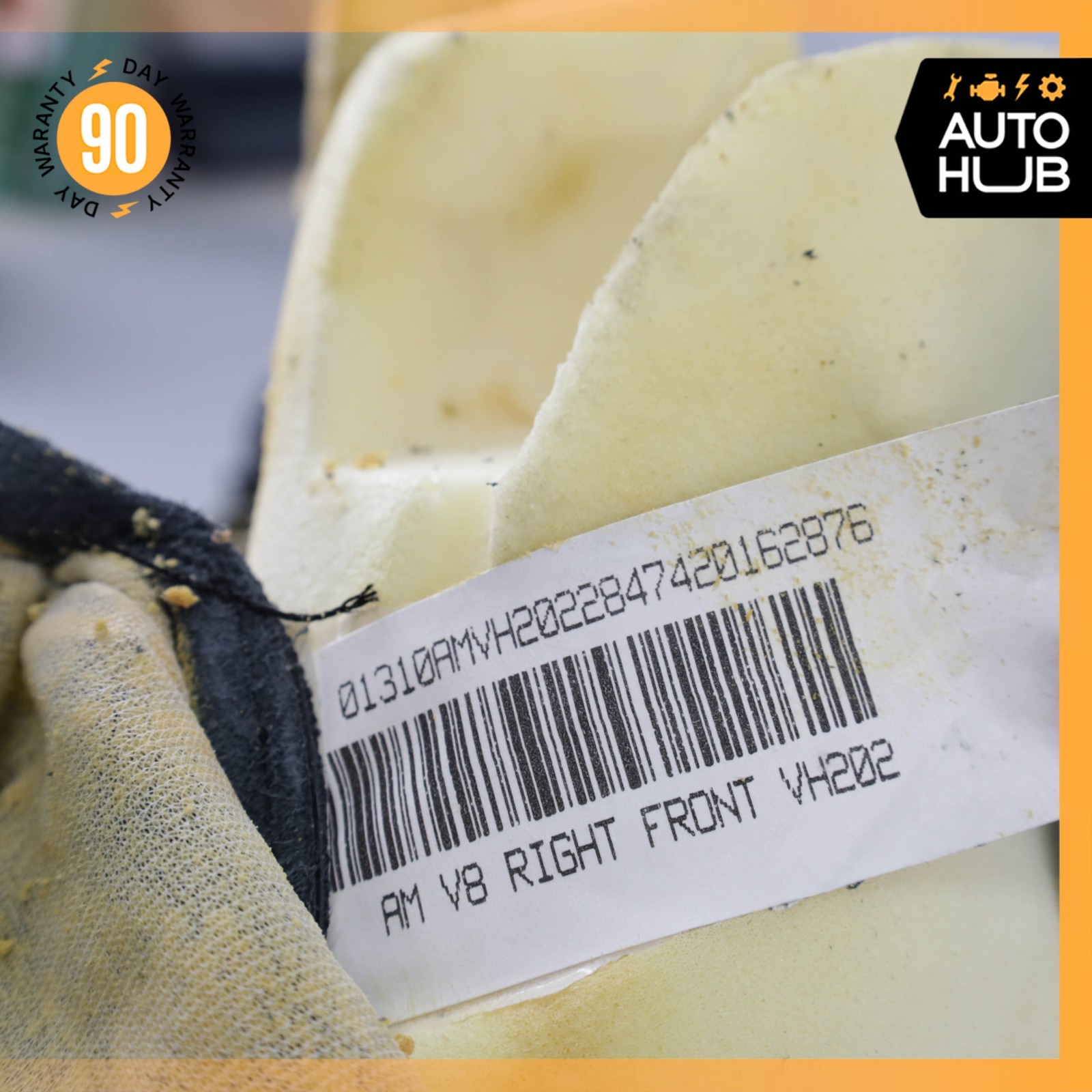 Aston Martin V8 Vantage Front Right Side Top Upper Seat Cushion OEM 26k