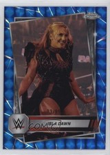 2025 Topps Chrome WWE Blue Geometric Refractor 73/99 Isla Dawn #64 b6y