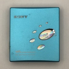 Sony MZ E520 MD Walkman Blue Portable MiniDisc Player Vintage Rare US