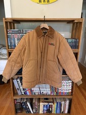 Vintage Walls Blizzard Pruf Mens Insulated Canvas Jacket Chore Barn Coat Large
