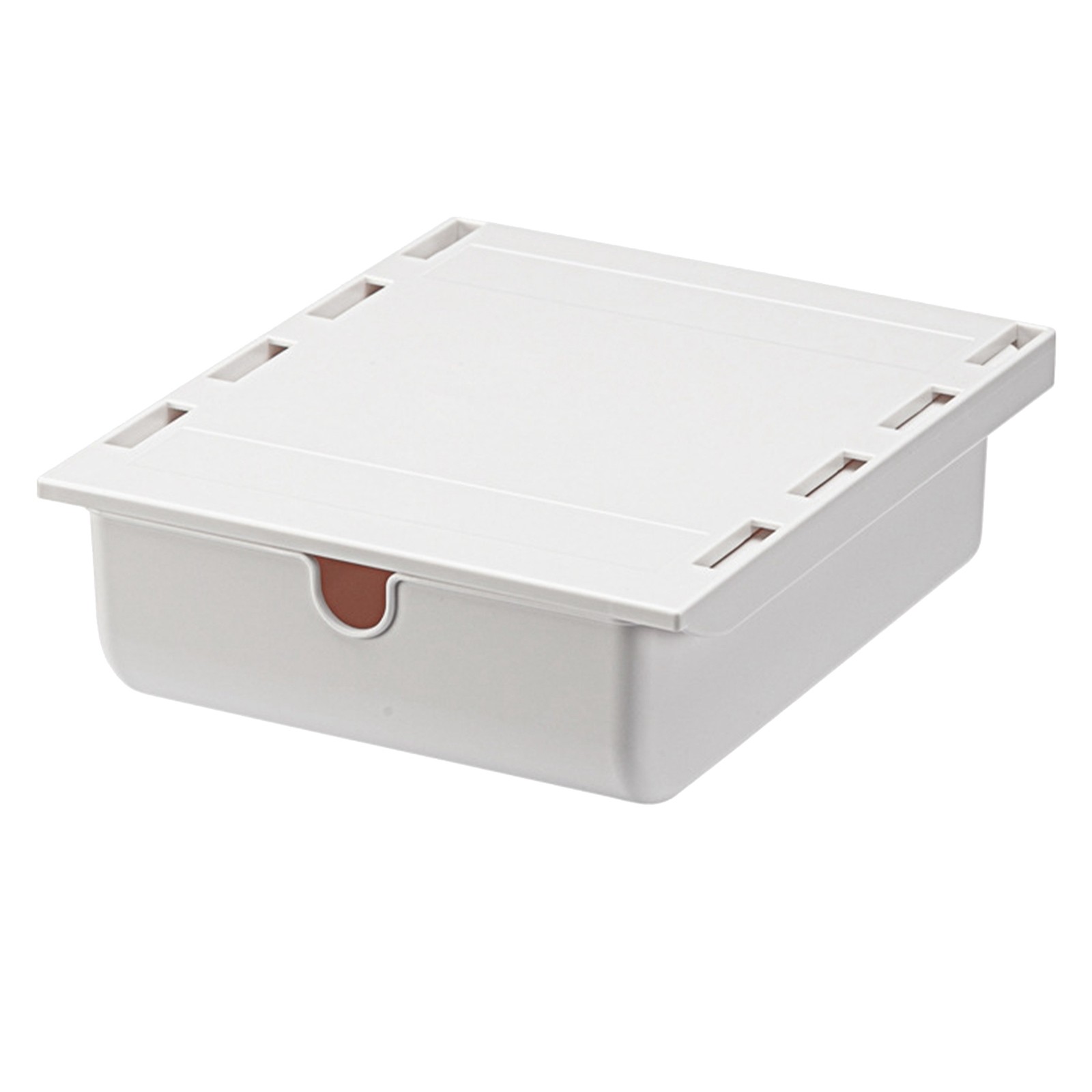 Under Desk Drawer Strong Adhesive 2kg Load Capacity Space Saving Desk Org