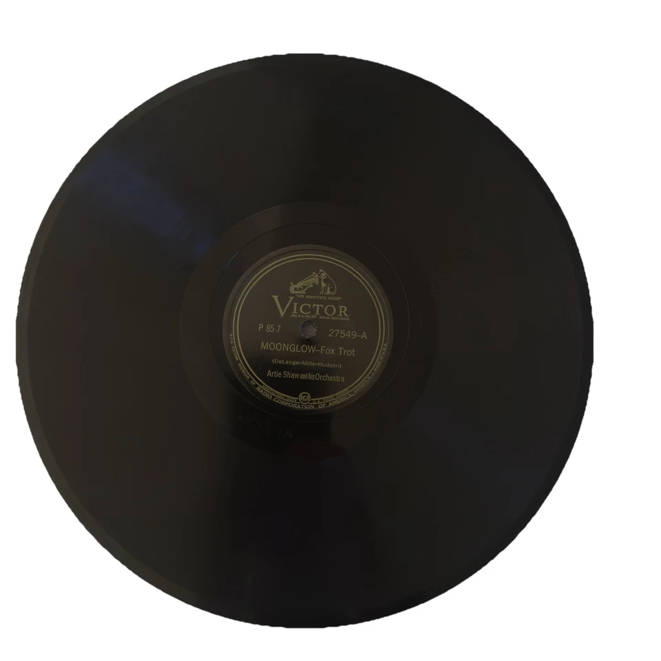 Artie Shaw - Moonglow/Serenade To A Savage - 10" Victor Record 27549 - 78RPM EX Foto 3 de 4