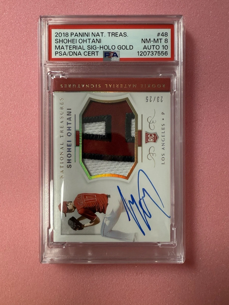2018 Panini National Treasures - Shohei Ohtani #48 for sale | eBay