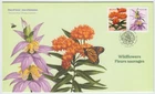 qq. WILDFLOWERS = Butterfly Milkweed, Spotted Beebalm = FDC Type 1 Canada 2024