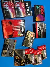 Lot of 14 Blank Audio Cassette Tapes Various TDK, Sony,Maxell,Fuji NEW/SEALED