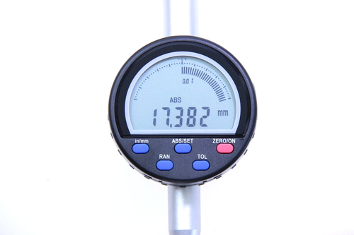 0-1" Digital Electronic Indicator w/Preset, ABS, TOL 0.0005" / 0.01mm - Picture 4 of 5
