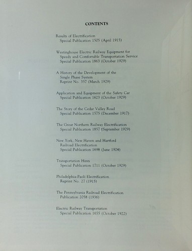 Westinghouse Electric Railway Transportation CERA Bulletin #118 - Picture 2 of 8