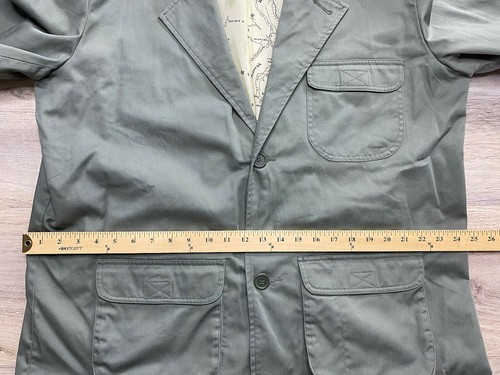 Haband Travelers Herren Grün Jeansblazer Herren Größe XL Baumwolle Sport Mantel Karte - Bild 14 von 16