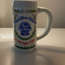 Pabst Blue Ribbon Octoberfest 6.5” Vintage Beer Stein Mug (Limited Edition)