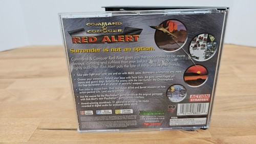 Command & Conquer Red Alert PS1 PlayStation 1 2 Discs - Picture 12 of 13
