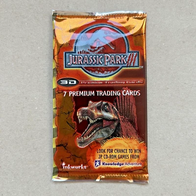 Jurassic Park III 3D (2001) Trading Cards Booster inkworks OVP