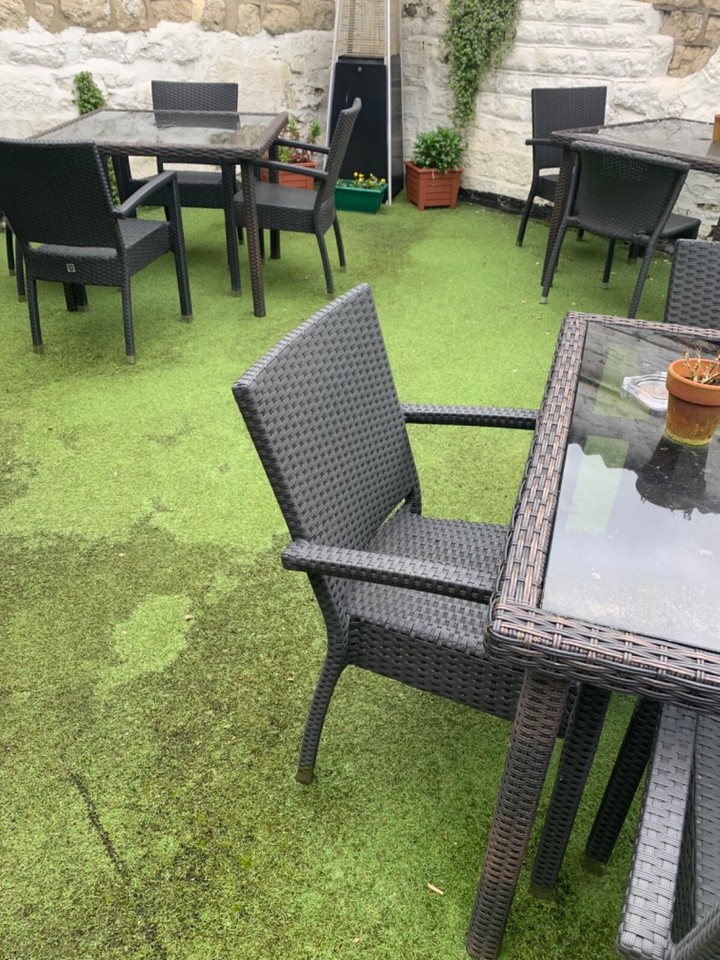 Rattan Garden furniture set includes 4 Hartmann Chairs eBay