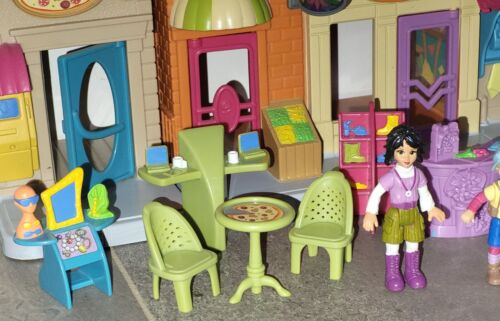 100 % Fisher Price Sweet Streets Dorf Einkaufsviertel Einkaufszentrum Puppenhaus Spielset - Bild 2 von 9