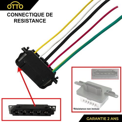 Broche de réparation résistance pulseur Air pour Peugeot 3008 5008 - 6441CQ - Photo 1/6