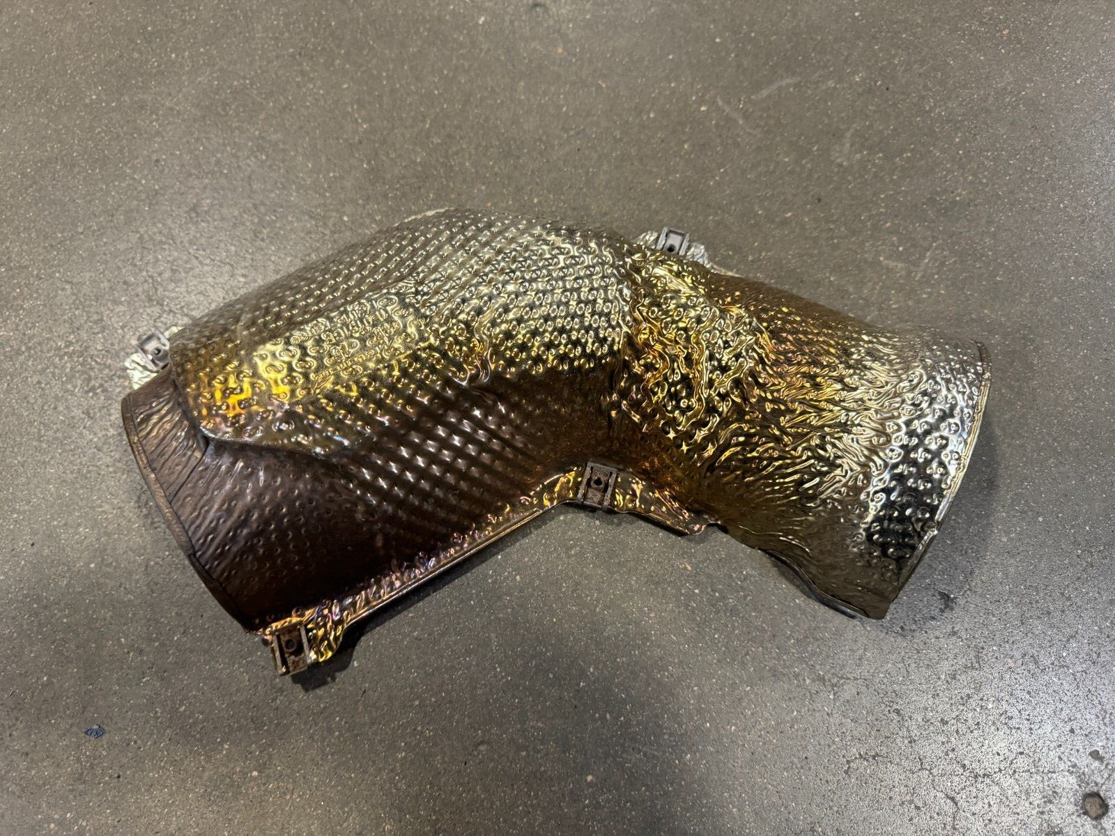 OEM McLaren 570S 570GT 600LT 540C Down pipe Heat Shield 11E0151CP, 4,500 miles