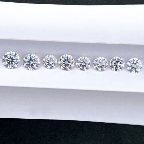 Lab Created D Color Round Cut Moissanite Loose Gemstone with GRA Certificate - Picture 15 of 16