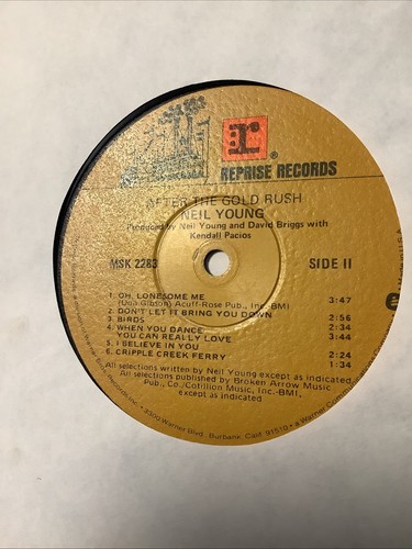 NEIL YOUNG after the cold rush ( rock ) MSK 2283 - Picture 4 of 4