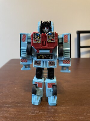 1986 Hasbro Transformers G1 Hot Spot Protectobot Blue Fire Truck