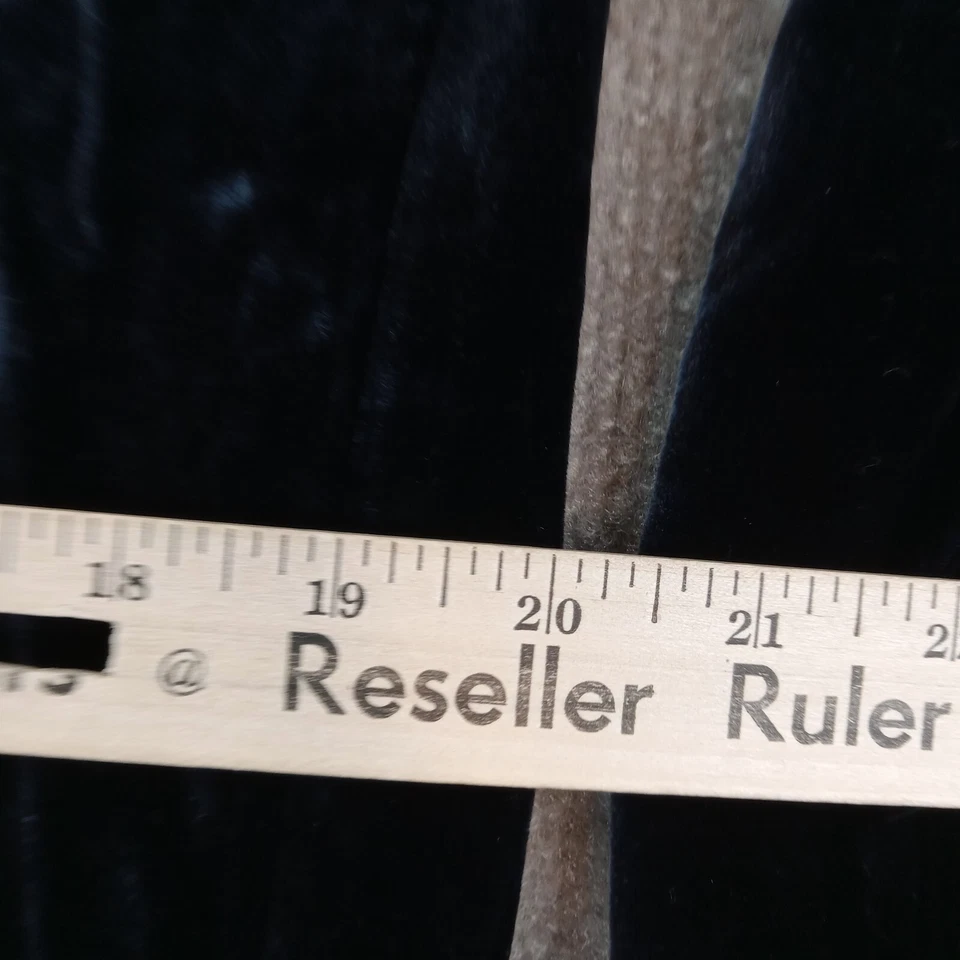 Vestido Vince Mujer Extra Pequeño XS Negro Manga Larga Botones Terciopelo Suelto Foto 4 de 4