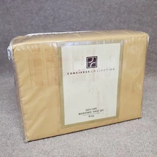 Concierge Collection Kings Gold Sheet Set 100% Brushed Soft Microfiber New Other