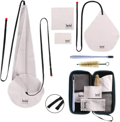 Saxophone Cleaning kit with Case for Alto Tenor Clarinet Flute and other Wind &