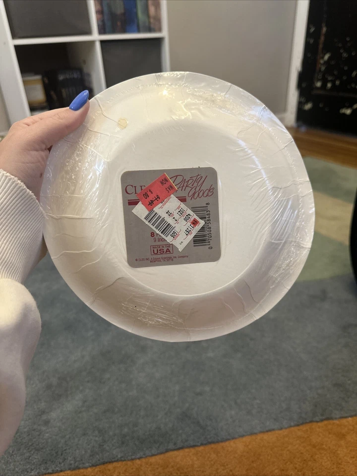 Vintage Gibson Halloween Join The Party Ghost Witch Cat Pumpkin Paper Plates - Image 3 of 3