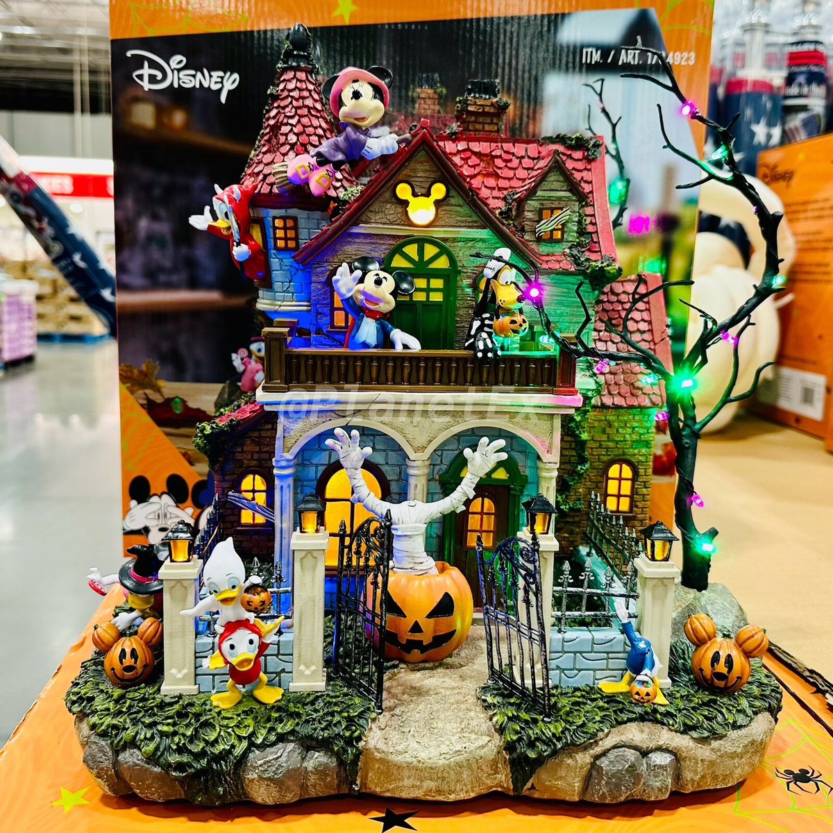 Disney Halloween Haunted Party House with Lights & Music *Brand