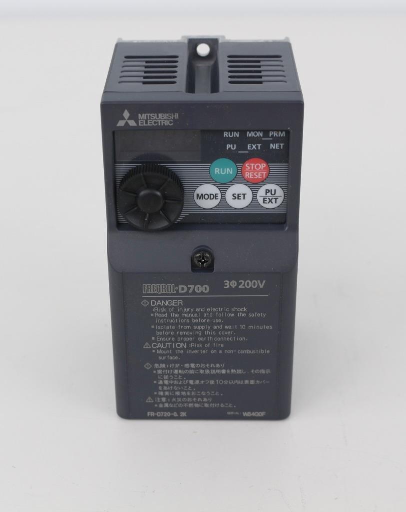 三菱電機インバーター FRーD720ー0.2K 4セット