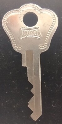 Vintage Key Hurd Scroll Work Rope Bow Cut Appx 1.75  Cabinet Desk Pad Lock Gate