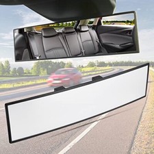 Espejo Retrovisor Universal De 11.81 Pulgadas Convexo Panoramico Clip