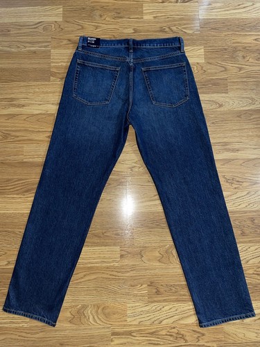 J Crew Relaxed Fit Vintage Flex Herren Jeans Größe 31x32 Herbst 23 dunkle Waschung neu mit Etikett - Bild 14 von 18
