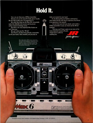 JR MAX 6 RC Radio Vintage 1993 Print Ad Wall Decor | eBay