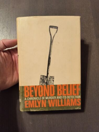 BEYOND BELIEVE autorstwa Emlyn Williams Maurs Murders 1968 Losowy dom p.n.e. twarda okładka - Zdjęcie 1 z 2