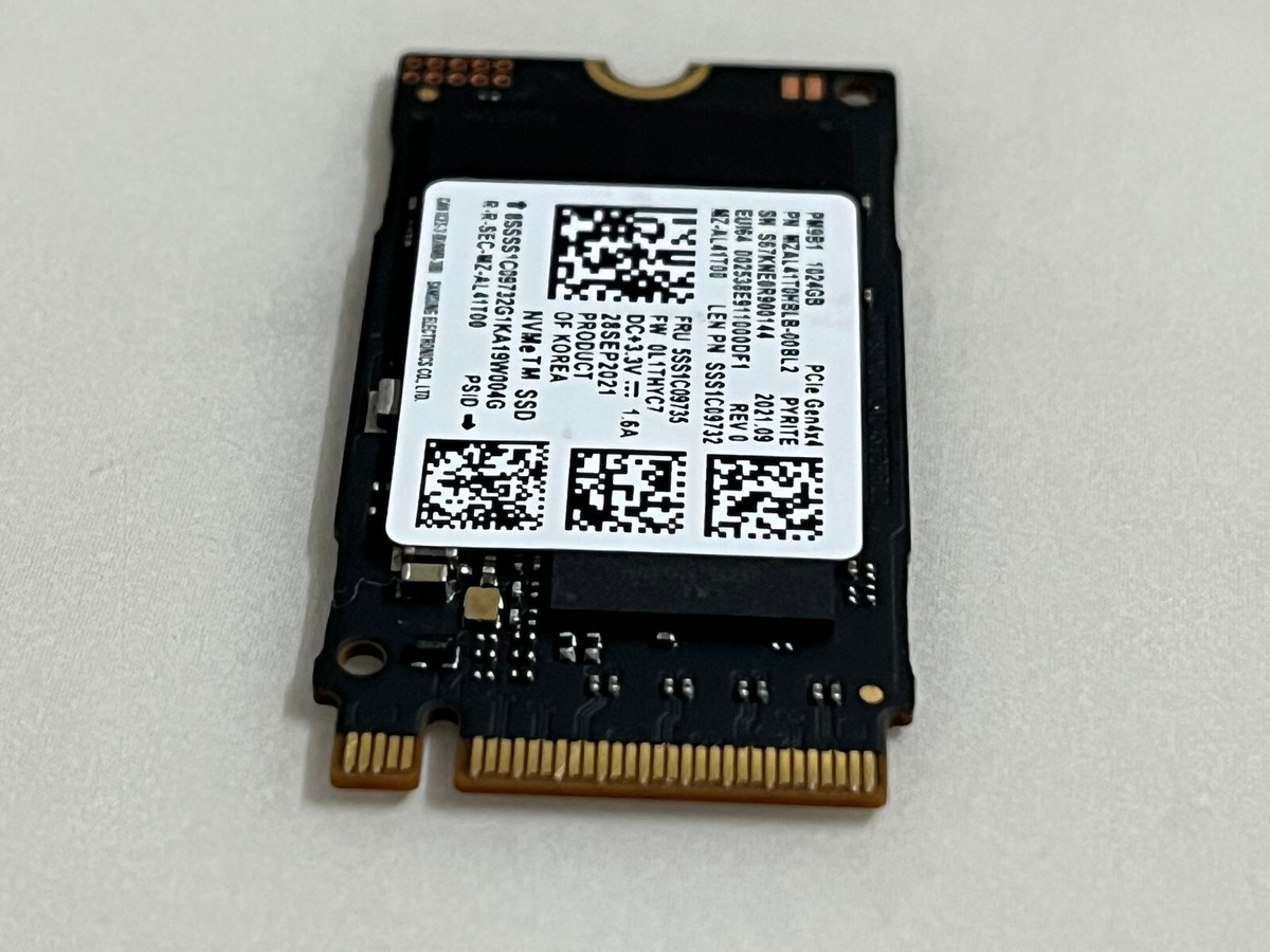 新品同様✨ Samsung PM9B1 1TB NVMe／PCIE4／2242 Samsung SSD PM9B1 1TB 512GB M.2 2242 SSD PCIe Gen4 x4 NVME