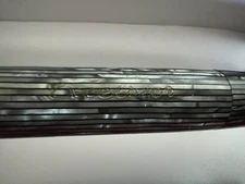 EXCELSIOR Vintage Marble Celluloid Fountain Pen Piston Writes