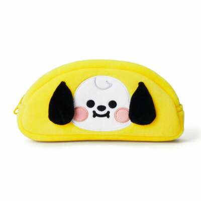 BT21 Baby Chimmy Character Soft Plush Stuffed Animal Cute Pencil Case Pouch NWT
