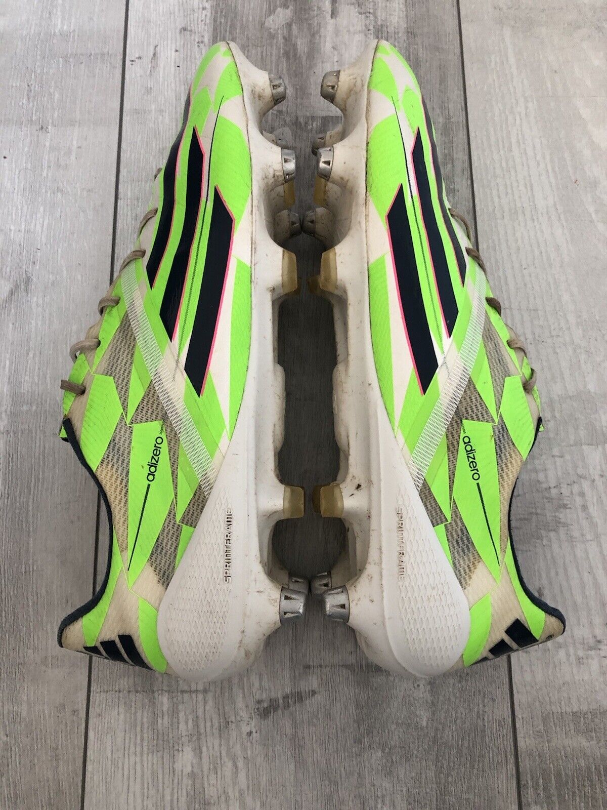 Adidas F50 Adizero SG Football Soccer Cleats Green US10 1/2 UK10 EUR44 2/3