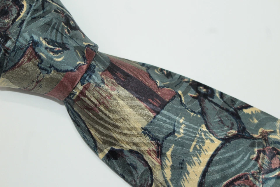 Corbata de seda BARTON MODA Made in Italy F70252 Foto 3 de 4