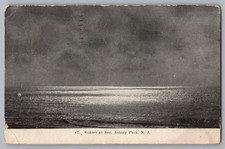 Cartolina Sunset At Sea Asbury Park New Jersey