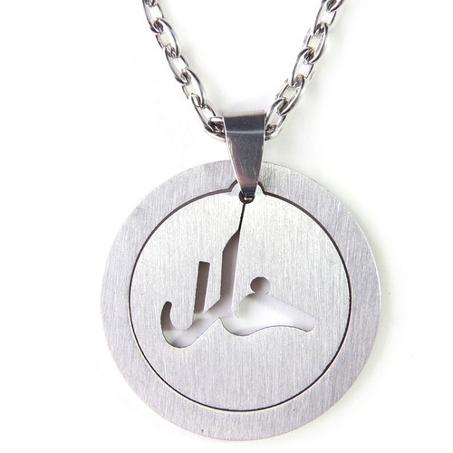 Collana In Argento Con Ciondolo Khoda - Catena Persiana 24 Pollici - Gioiello Regalo Persia