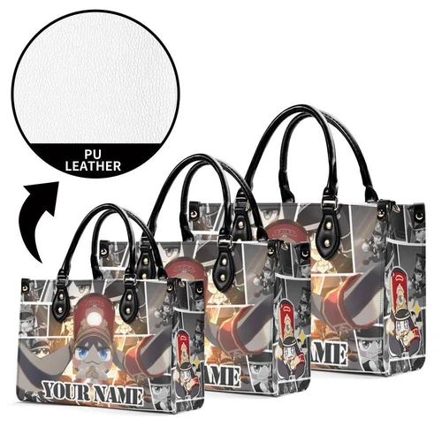 Personalized Pom Pom Honkai: Star Rail Leather Handbag. Gift for Friends.