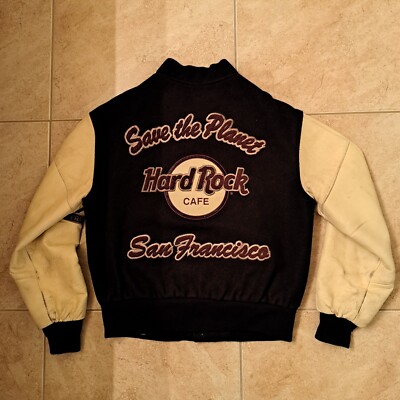 Vintage Hard Rock Cafe San Francisco CA Anniversary Varsity Jacket